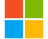 Microsoft logo vertical